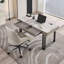 Bureau rectangulaire moderne et minimaliste-107733270
