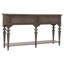 Table de salle à manger extensible avec 8 chaises rembourrées et buffet-237869329