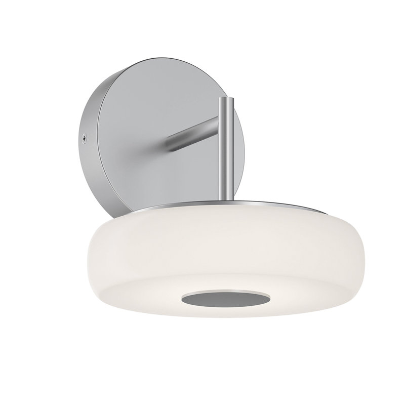 Hemby 8'' LED Sconce - 10W, Satin Nickel