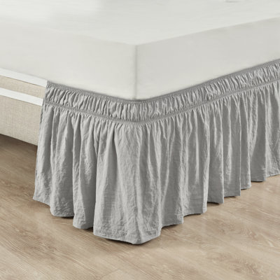Ruffled Wrap Around Bed Skirt