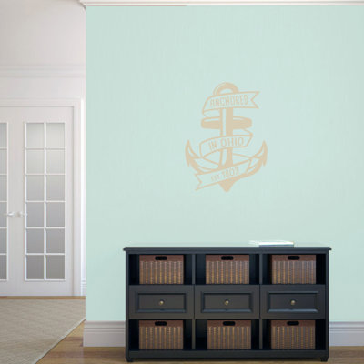 Nautical & Beach Non-Wall Damaging Wall Decal