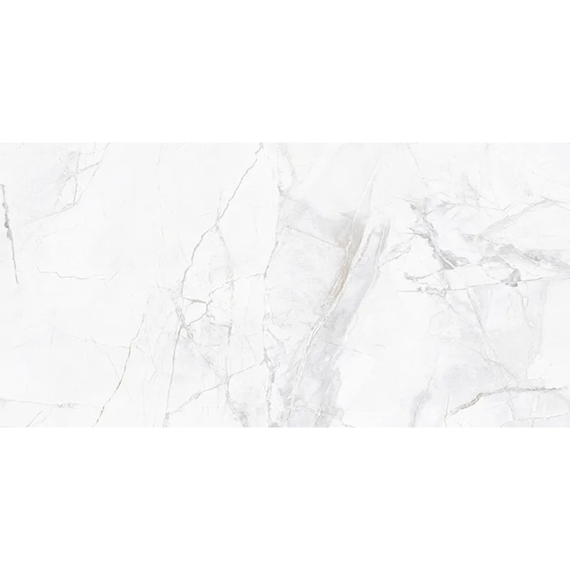 Strata 24 X 48 In. Polished Bright White With Grey Porcelain Wall And Floor Tile (15.5 Sq Ft/Case) - 2 Pack