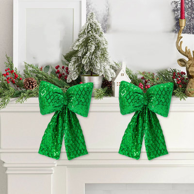 Décorations de Noël, paillettes de Noël, décorations d'arbre de Noël