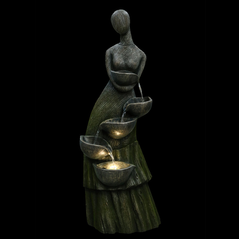 Fontaine de jardin pour femme 39 po