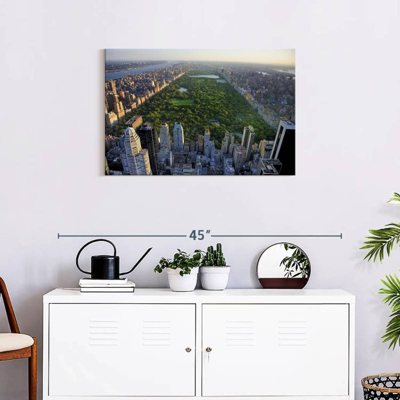 Central Park sur toile, H 20 po x l 30 po x P 1,25 po