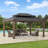 Sunjoy 12x16 ft. Wood Gazebo, Outdoor Patio Steel Hardtop Gazebo, Cedar Framed Wooden Gazebo with 2-tier Metal Roof, Suitable for Patios, Lawn, and Backyard, Dark Brown