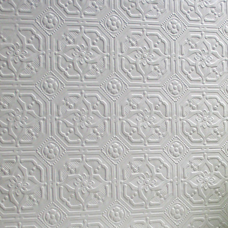 10m L x 52cm W Damask 3D Embossed Roll Wallpaper