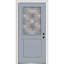 Porte d'entrée pré-montée en fibre de verre 1/2 panneau Grace Grace-254507235-254507256-254507255