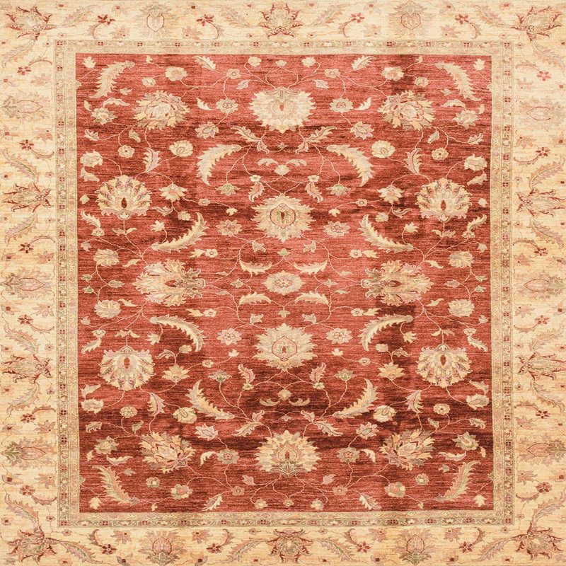 Tapis abstrait moderne 3886, Carré 8 pi
