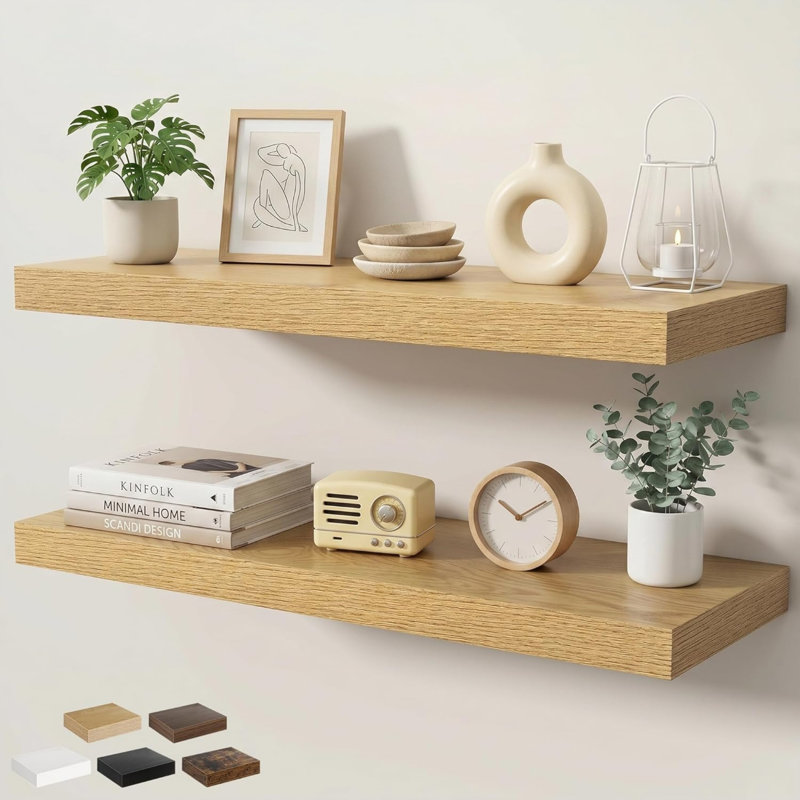 3.8cm H x 90cm W Bookcase, Beige