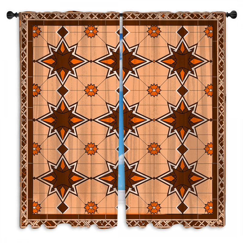 Rideaux de fenêtre Star, 20 po x 60 po - 2 panneaux, Transparent