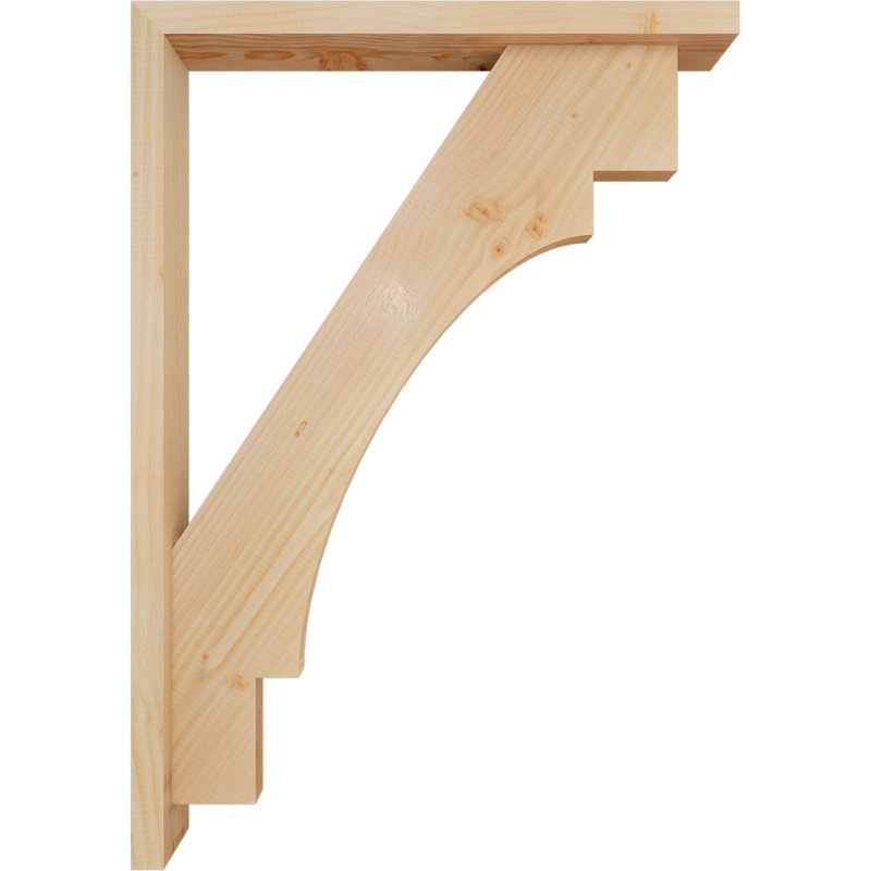 Support Merced Block avec support décalé, 40 x 28, Sapin Douglas de l 3 1/2 (lisse)