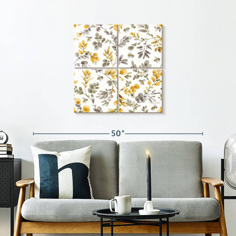 Motif de champs d'or Kerner II, H 26 po x l 26 po