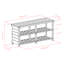 Banc de rangement en bois