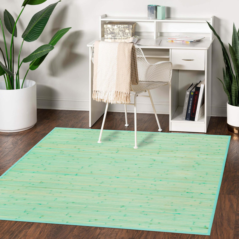 Striped Indoor Rug, Square 7'10"