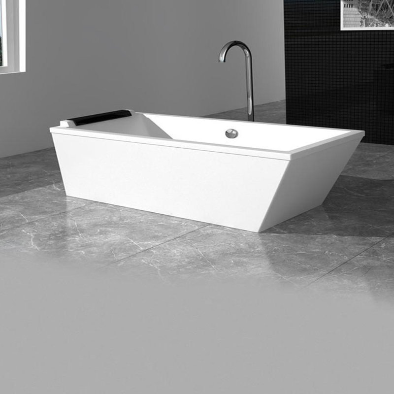 Grande baignoire autoportante 24 po x 75 po