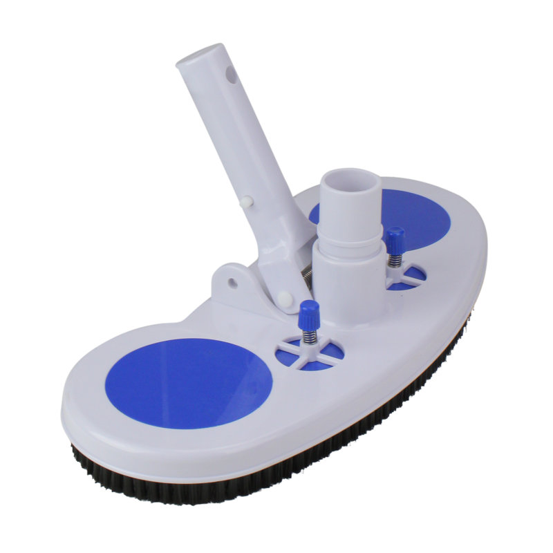 Tête d'aspirateur de piscine 13 "bleue et blanche
