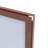 60"X40" Oversized Modern Rectangle Bathroom Mirror With Walnut Frame Decorative Large Wall Mirrors For Bathroom Living Room Bedroom Vertical Or Horizontal Wall Mounted Mirror With Aluminum Frame