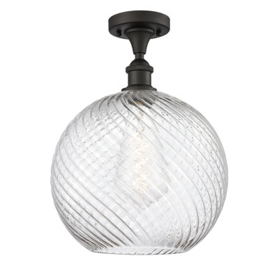 Campion Glass Semi Flush Mount