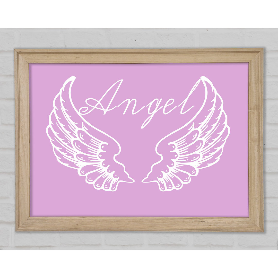 Angel Wings 4 Pink - Druck