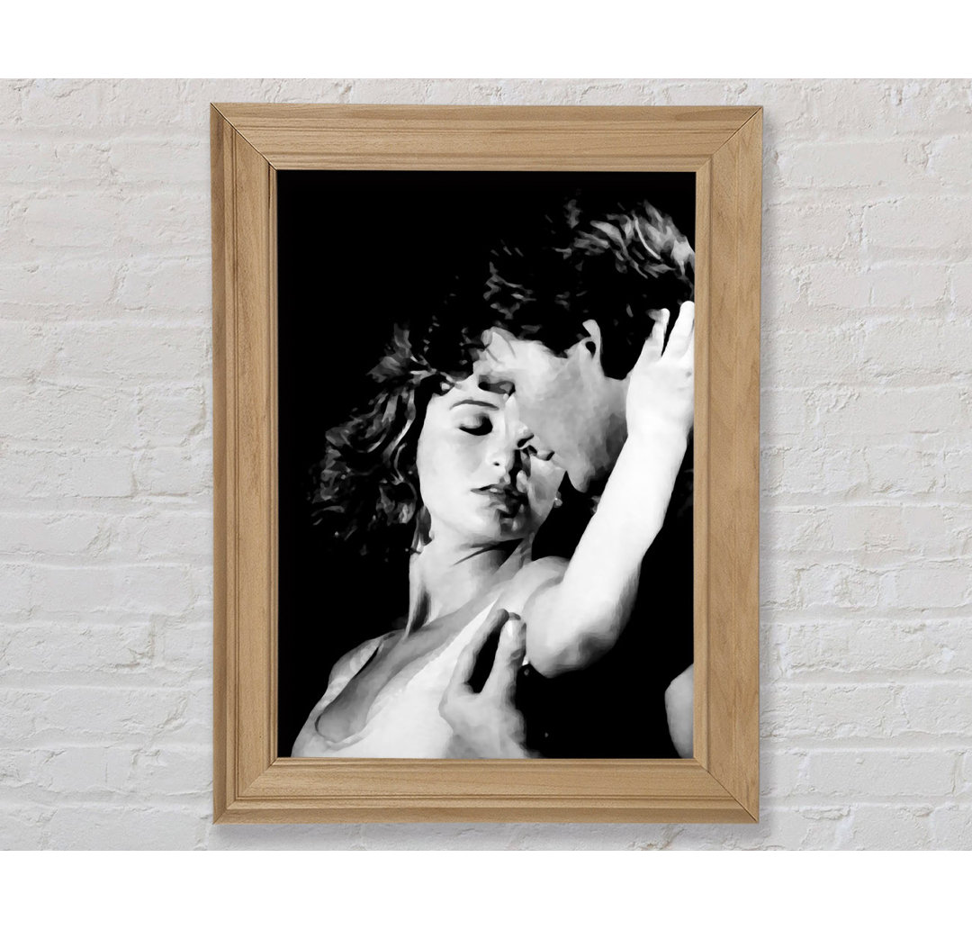 Dirty Dancing The Touch B N W - Einzelne Bilderrahmen Kunstdrucke