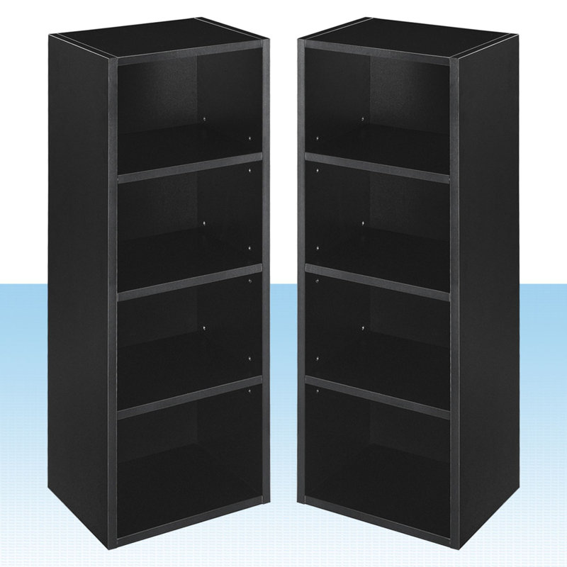 Bibliothèque à cubes H 70,8 "x l 11,6" Rajiv, Noir