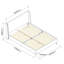Carmer Upholstered Bed Frame-200327956