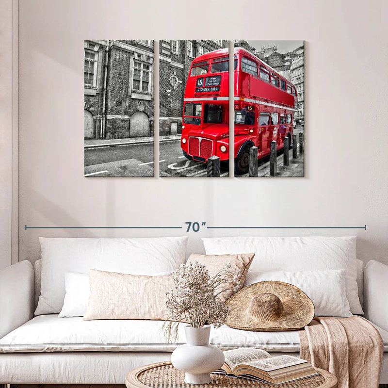 Mehar Pop Double Decker Bus, 28" H x 45" W