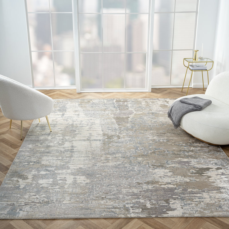 Tapis abstrait Lennox Earth, 8 pi 9 po x 11 pi 9 po