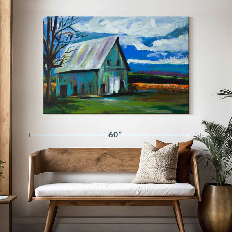 Lilie Old Barn, 34" H x 51" W