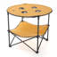 Table de camping pliante en acier inoxydable-49609429
