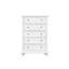 Commode verticale avec boutons décoratifs et pieds en oignon-831244081