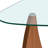 Mid-Century Modern Wood Center Table Small Farmhouse Coffee Table For Living Room, Brown-787249119-787249121-787249123