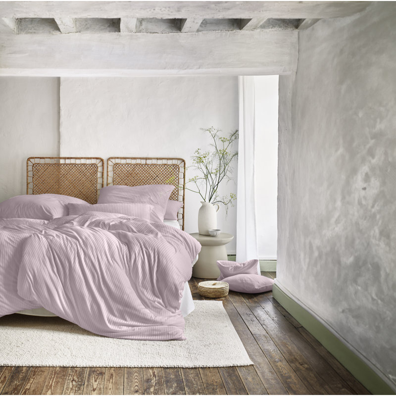 Lumen 2 Piece Duvet Cover Set, 155 x 200cm - 1 Pillowcase (80 x 80 cm), Bright purple