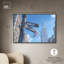 «Sneaker Hanging Crossroad», reproduction d'art sur toile encadrée par Art Remedy, cadre noir, 54 x 36-742121526-742121541
