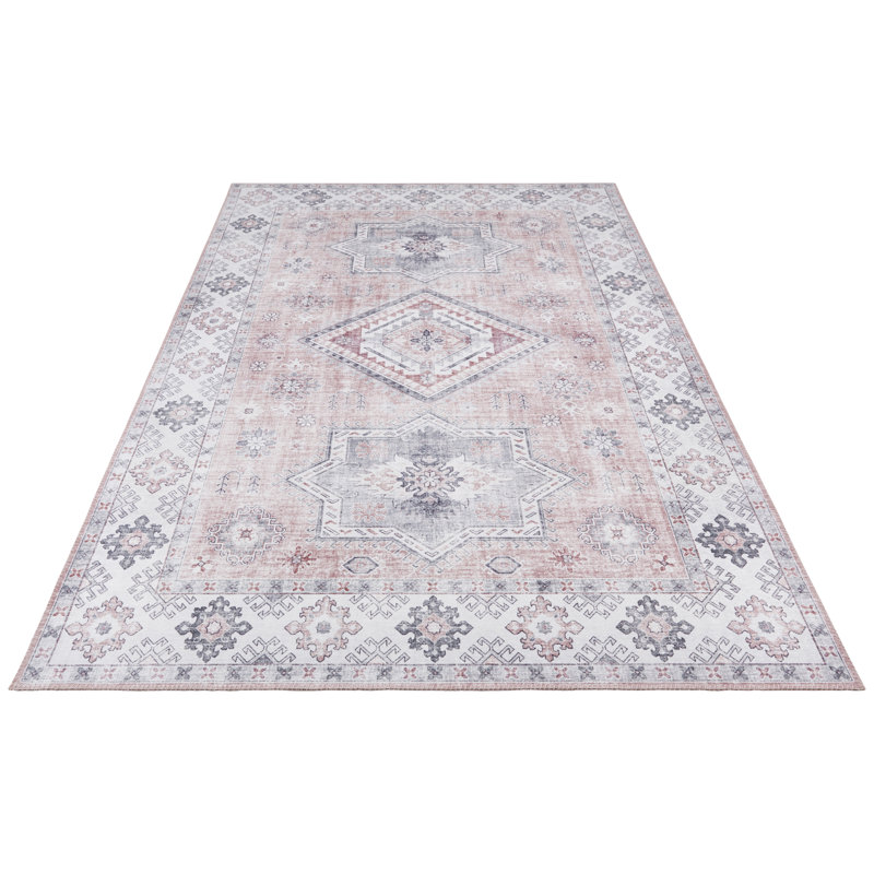 Gratia Tufted Antique Pink Rug, Rectangle 160 x 230cm