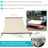 Alexzandyr 2-Person Woven Polyester Style Hammock with Crocheted edges and Wooden Spreader Bars - White-1180416634