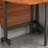 Multifunction Table Drop Leaf Dining Table - 47" Wooden Foldable Kitchen Table With 6 Wheels (Brown)