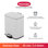 Poubelle à pédale rectangulaire en acier inoxydable de 5,3 gallons Innovaze