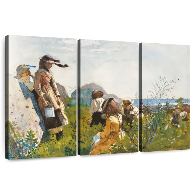 Cueilleurs de baies Leisha, H 42 po x l 65 po