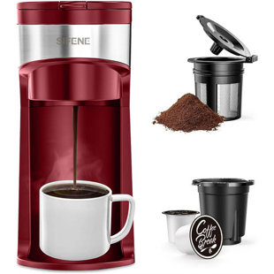 Versatile 3-in-1 Sifene Coffee Machine - K-Cup, Ground Coffee & Tea Brewer with 50oz Reservoir