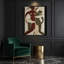Abstrait art figuratif beige sur toile 53-1905086278