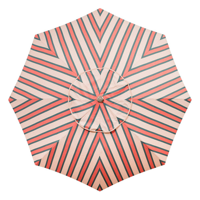 Club Umbrella - Bistro Dusty Pink Stripe
