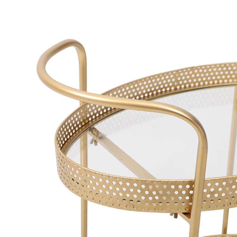 Alizayah Metal Bar Cart