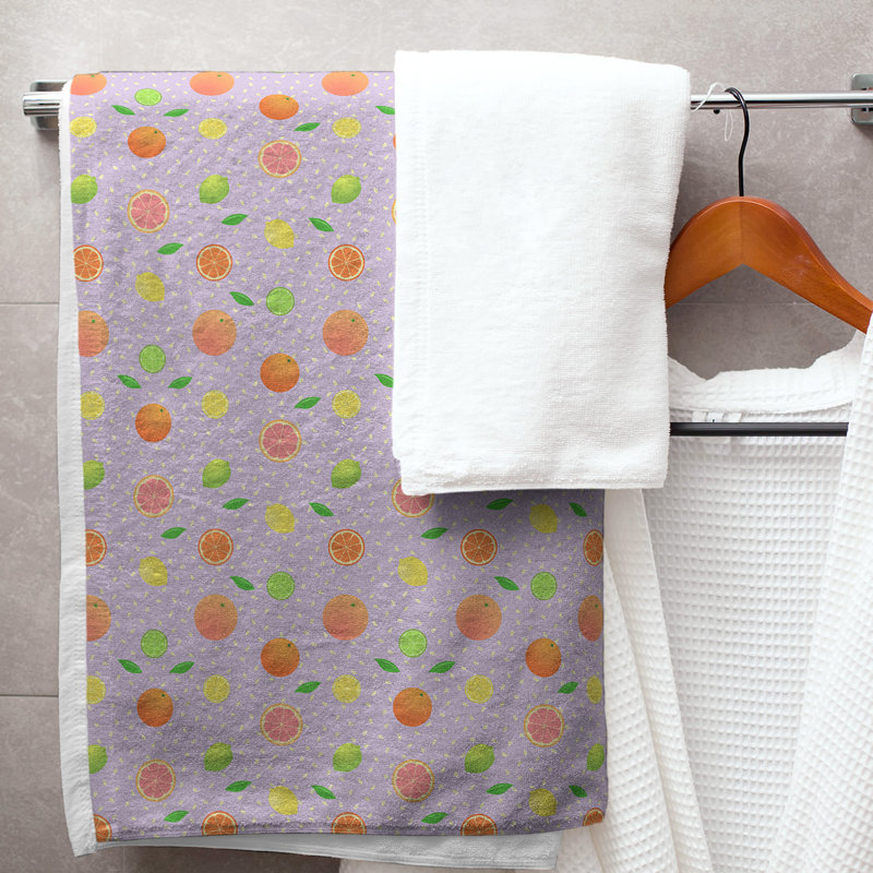 Katelyn Elizabeth Cotton Blend Bath Towel, Lavender