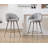 Damisi Upholstered Counter Stool with Metal Frame-908866361