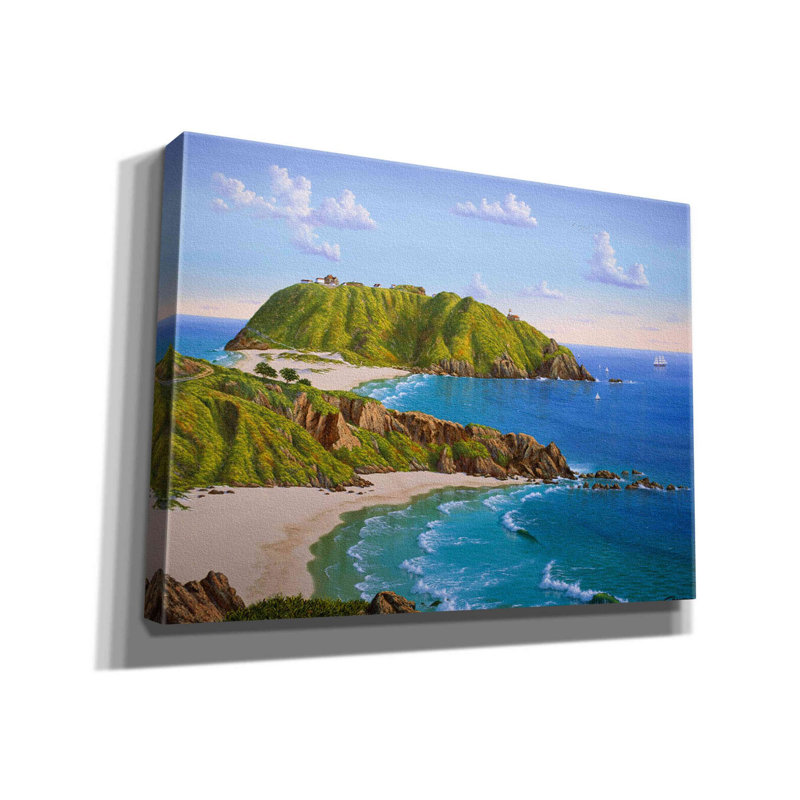 «Point Sur, CA» par Eduardo Camoes, art mural sur toile, H 40 po x l 54 po x P 1,5 po