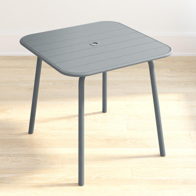 June Square Metal Outdoor Dining Table
