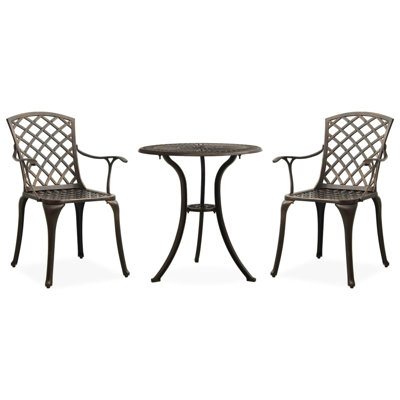 Bellavia 2 - Person Patio Dining Set Round Table