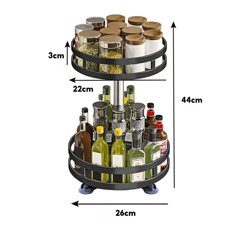Norlina Freestanding Stainless Steel Spice Rack